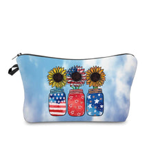 Load image into Gallery viewer, Pouch - Americana, Sunflower Mason Jar

