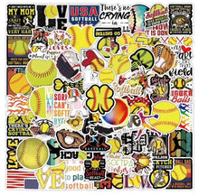 Load image into Gallery viewer, Stickers - Softball
