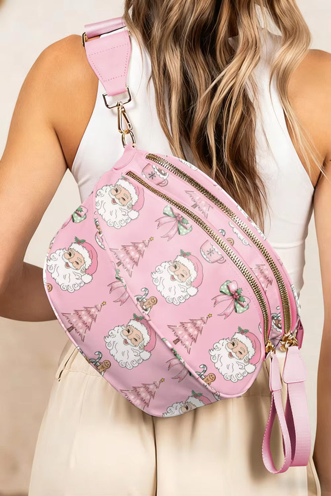 The Roni Nylon Crossbody - Santa Pink - PREORDER