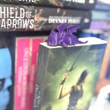 Load image into Gallery viewer, 3D Printed Chibi Dragon Bookmark | Cute Book Accessory
