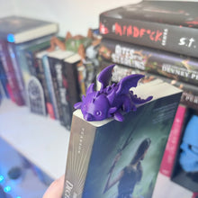 Load image into Gallery viewer, 3D Printed Chibi Dragon Bookmark | Cute Book Accessory

