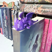 Load image into Gallery viewer, 3D Printed Chibi Dragon Bookmark | Cute Book Accessory
