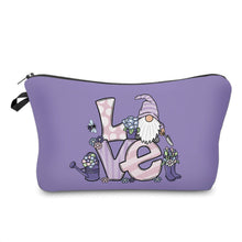 Load image into Gallery viewer, Pouch - Gnome Purple Spring Floral
