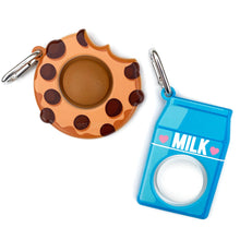 Load image into Gallery viewer, OMG Mega Pop Best Friend Keychains - Milk &amp; Cookies
