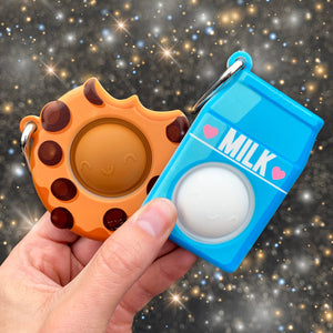 OMG Mega Pop Best Friend Keychains - Milk & Cookies