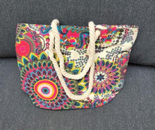 Load image into Gallery viewer, Rope-Handle Canvas Tote Bag
