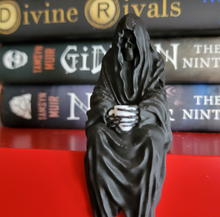 Load image into Gallery viewer, 3-D Printed Grim Reaper Drinking Tea Bookshelf Decor
