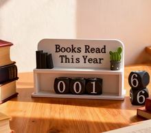 Load image into Gallery viewer, 3-D Books Read This Year Counter
