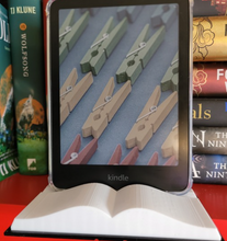 Load image into Gallery viewer, Open-Book Kindle/Phone Stand
