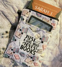 Load image into Gallery viewer, Just A Girl Who Loves Books Book Cover Pouch
