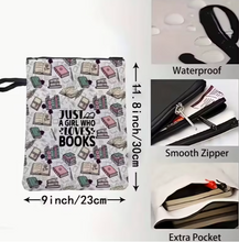 Load image into Gallery viewer, Just A Girl Who Loves Books Book Cover Pouch

