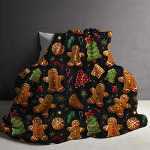 Load image into Gallery viewer, Blanket - Christmas - Gingerbread + Tree
