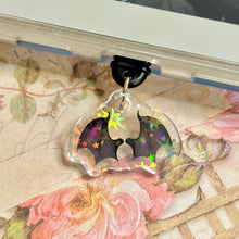 Load image into Gallery viewer, ACOMAF Painted Wings Star Sparkle Double Sided USB-C Dust Plug Kindle Charm
