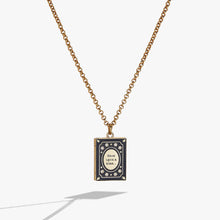 Load image into Gallery viewer, 'A Reader Lives A Thousand Lives' Book Club Locket Pendant
