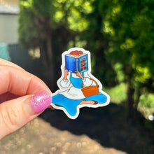 Load image into Gallery viewer, Clear Princess Reading Throne of Glass Sticker
