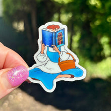 Load image into Gallery viewer, Clear Princess Reading Throne of Glass Sticker
