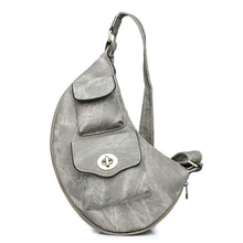 Load image into Gallery viewer, Olivia Hobo Bag - Denim Suede
