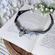 Load image into Gallery viewer, Fantasy dragon crown, 3D printed tiara, lightweight cosplay accessory for adults
