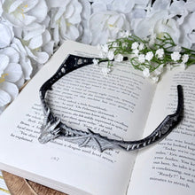 Load image into Gallery viewer, Fantasy dragon crown, 3D printed tiara, lightweight cosplay accessory for adults
