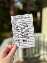 Load image into Gallery viewer, Gilmore Girls Inspired Library Borrow Card Bookmark
