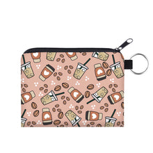 Load image into Gallery viewer, Mini Pouch - Coffee Iced Coffee Hearts
