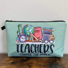 Load image into Gallery viewer, Pouch - Teachers Change The World
