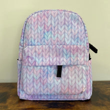 Load image into Gallery viewer, Mini Backpack - Knit Galaxy Pastel
