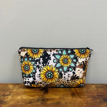 Load image into Gallery viewer, Pouch - Sunflower, Turquoise Sunflower
