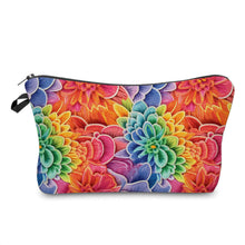 Load image into Gallery viewer, Pouch - Floral, Bright Colorful Embroidery

