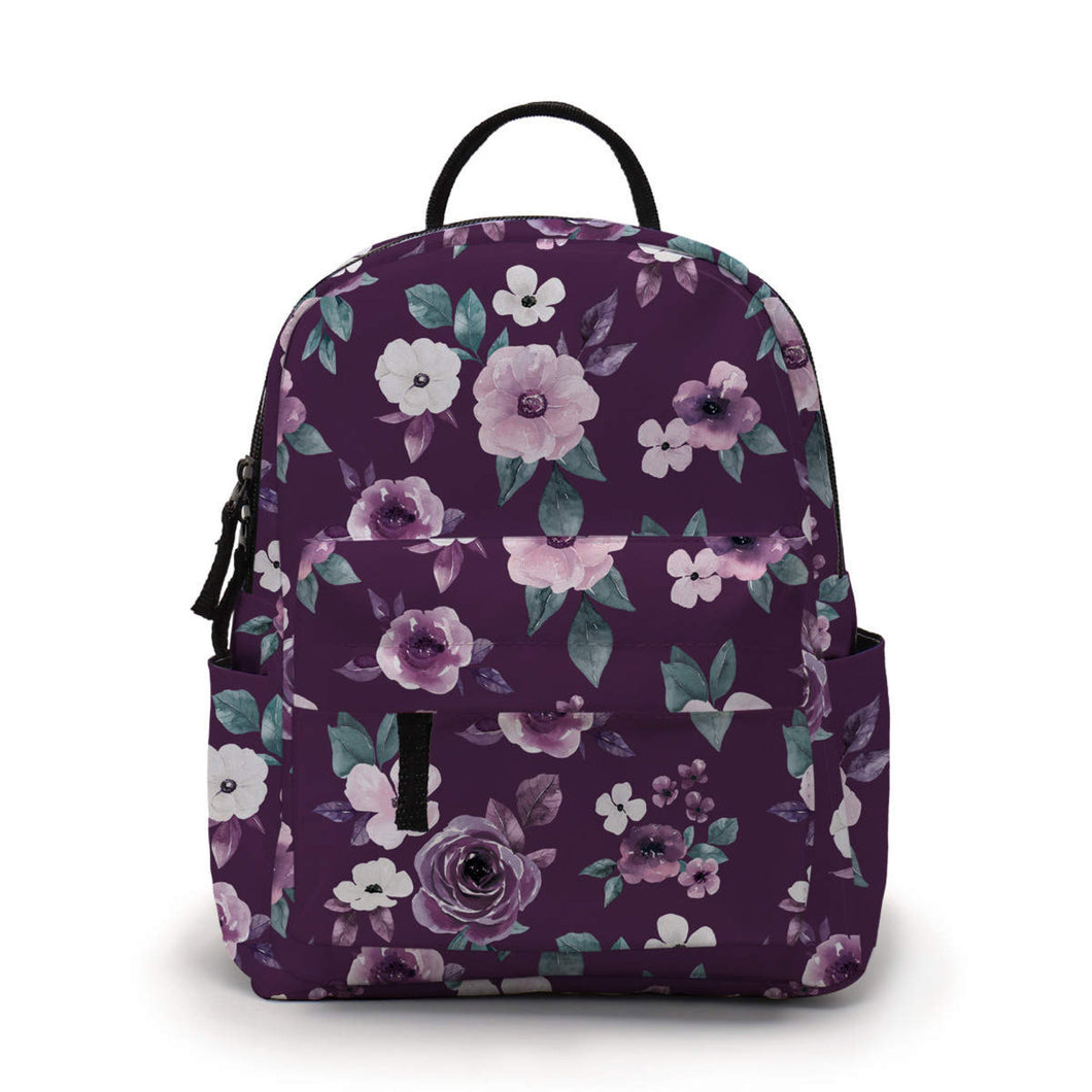 Mini Backpack - Purple Floral