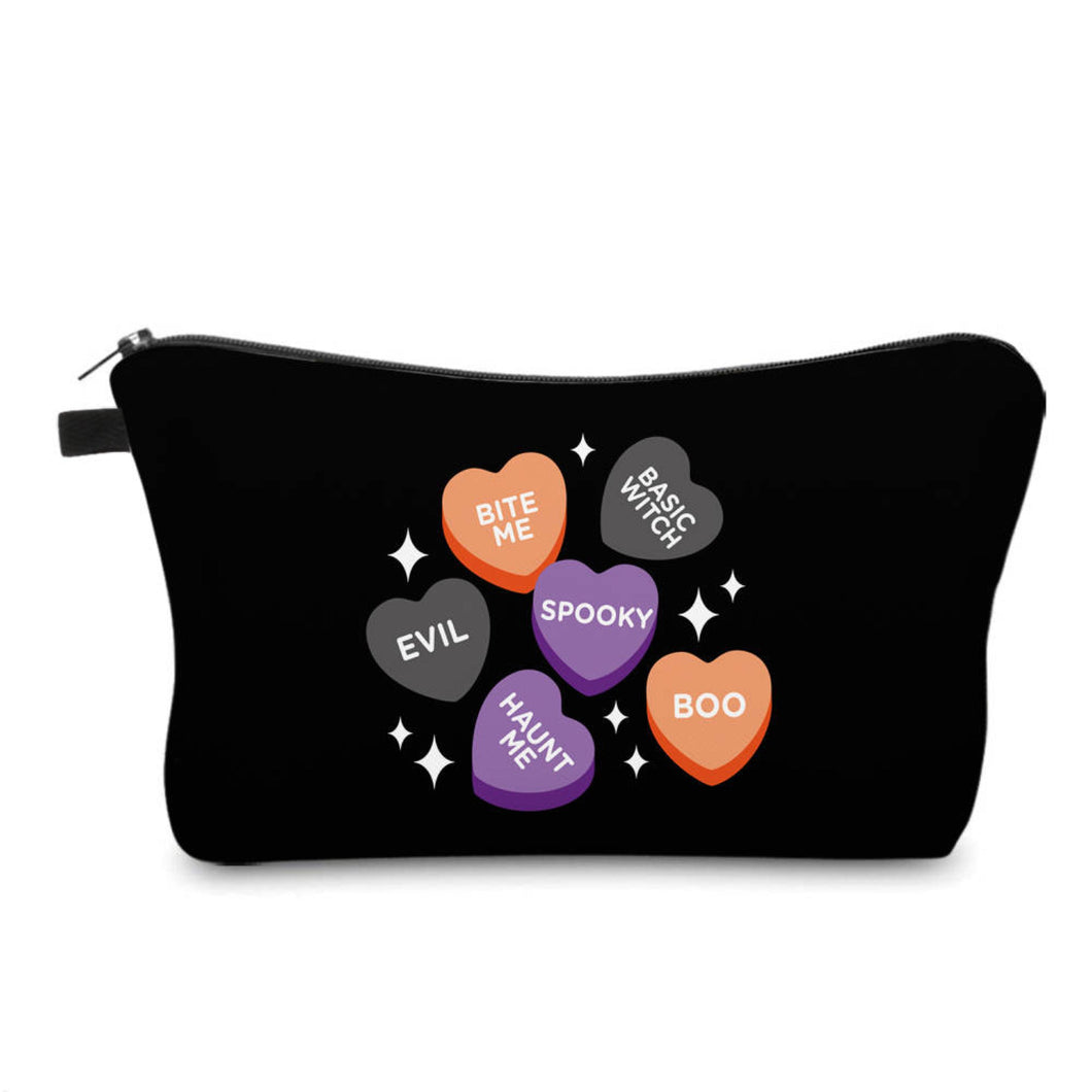 Halloween Conversation Hearts Pouch