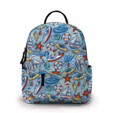 Load image into Gallery viewer, Mini Backpack - Sailboat
