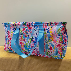 Rectangle Utility Tote - Abstract Turtle