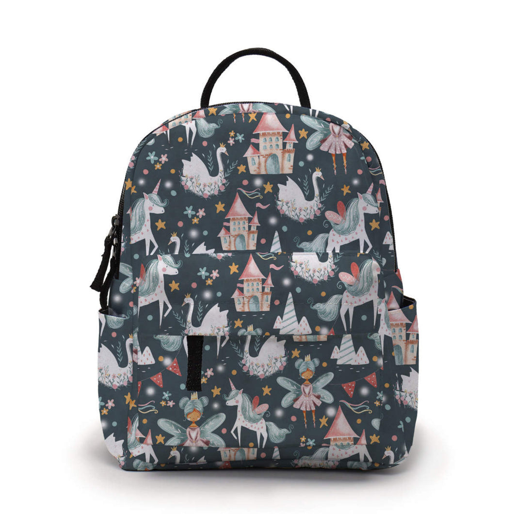 Mini Backpack - Fairy Princess Castle Unicorn