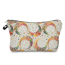 Load image into Gallery viewer, Pouch - Moon, Colorful Embroidery Smaller Print

