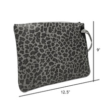 Load image into Gallery viewer, Clutch - Oversized Faux Leather with Wrist Loop
