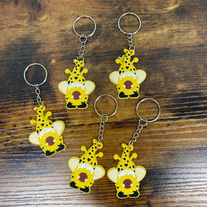 Keychain - Sunflower Gnome