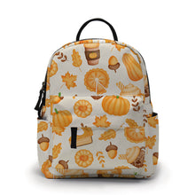 Load image into Gallery viewer, Mini Backpack - Fall Pumpkin Pie Spice
