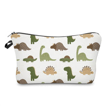 Load image into Gallery viewer, Pouch - Dino Green &amp; Brown
