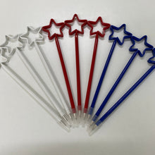 Load image into Gallery viewer, Pen - America Red White Blue Stars
