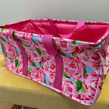 Load image into Gallery viewer, Rectangle Utility Tote - Watercolor Floral
