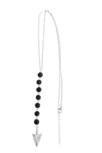Load image into Gallery viewer, Lava Bead and Arrow Head Diffuser Necklace - Oily BlendsLava Bead and Arrow Head Diffuser Necklace
