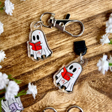 Load image into Gallery viewer, Probably Something Spooky Ghost Dust Plug USB-C
