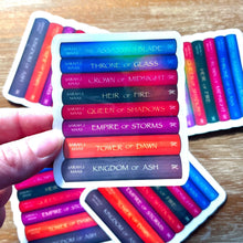 Load image into Gallery viewer, Throne of Glass Bookstack Sticker

