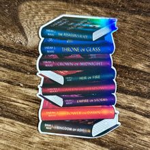 Load image into Gallery viewer, Throne of Glass Bookstack Sticker
