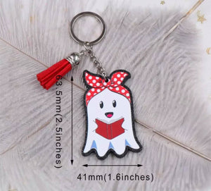 Ghosty Reader Earrings/Keychain