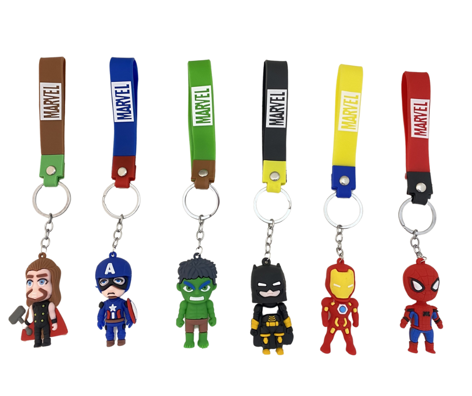 Super Hero Keychains