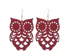 Load image into Gallery viewer, Earrings-Wood Carved
