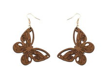 Load image into Gallery viewer, Earrings-Wood Carved
