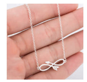 Infinity Arrow Necklace